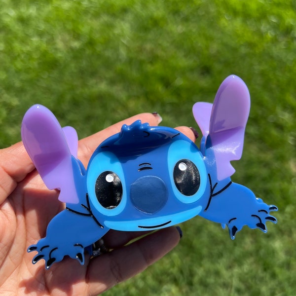 Stitch Hair Claw Clip