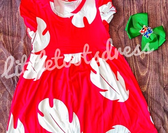 Lilo and Stitch Dress and Bow