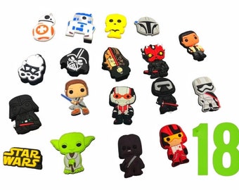 Star Wars Shoe Charms 18pack FREE SHIPPING!