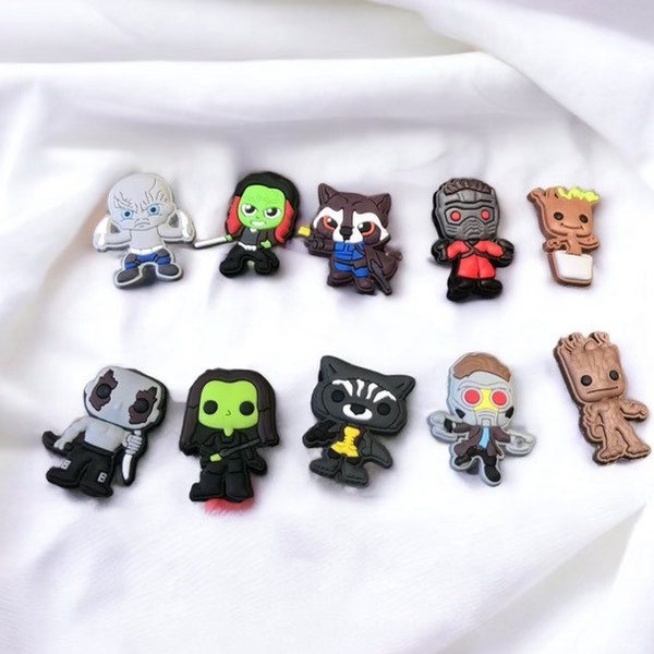 Guardians of the Galaxy Shoe Charms 5 Pack!