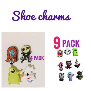 Nightmare Before Christmas Croc Charms