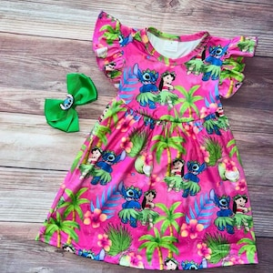 Lilo and Stitch dress and bow