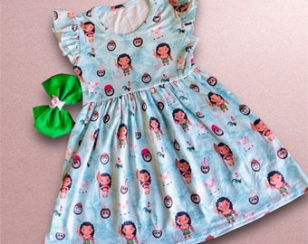 Moana Dress with Pua Bow