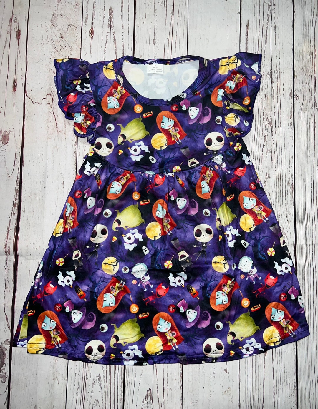 The Nightmare Characters Dress Etsy