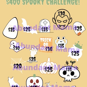 Spooky Savings Challenge!