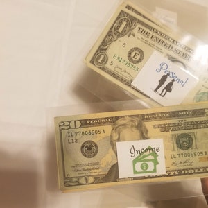 Clear Cash Stuffing Envelopes
