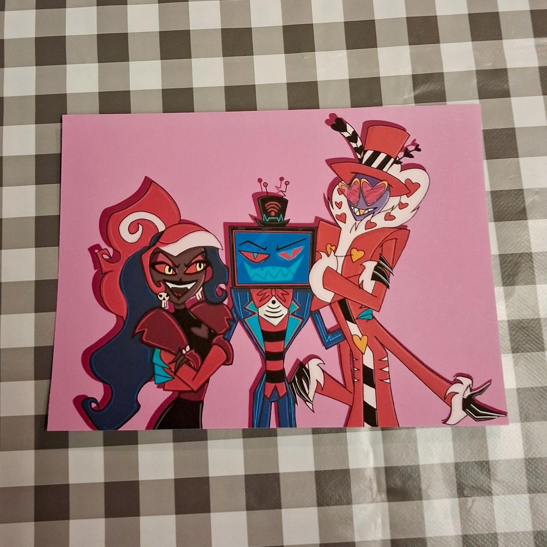 Hazbin Hotel the Vees Print - Etsy