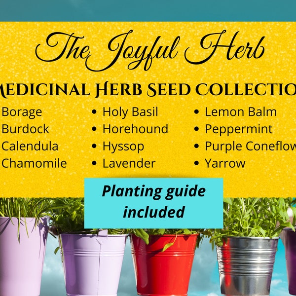 Medicinal Herb Seed Collection, traditional medicine, Ayurvedic, gardening