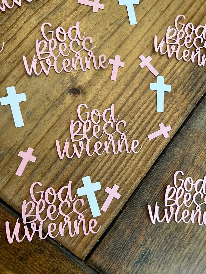 Baptism / Confirmation / Oversized Confetti Christening // Etsy