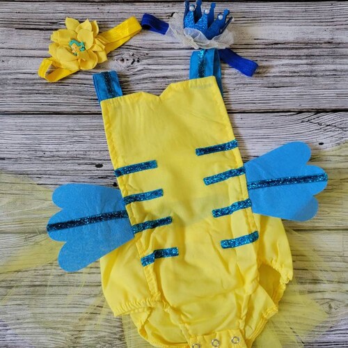 The Little Mermaid Flounder Tutu Costume Etsy