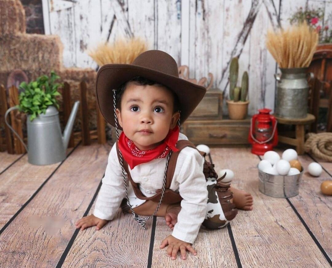 Baby Boy Cow Boy Outfit Halloween Costume First Birthday Etsy