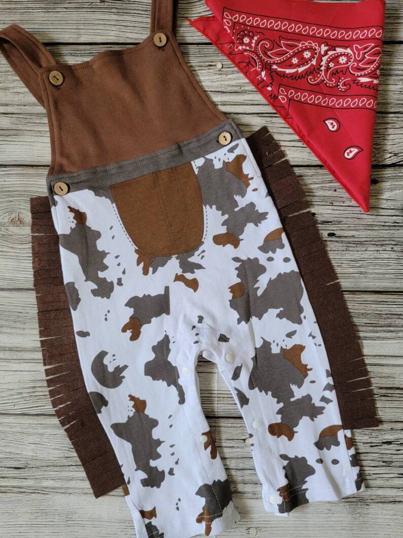 Baby Boy Cow Boy Outfit Halloween Costume First Birthday Etsy