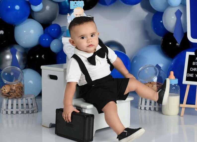 Baby Boss First Birthday Outfit Boss Baby First Second Etsy