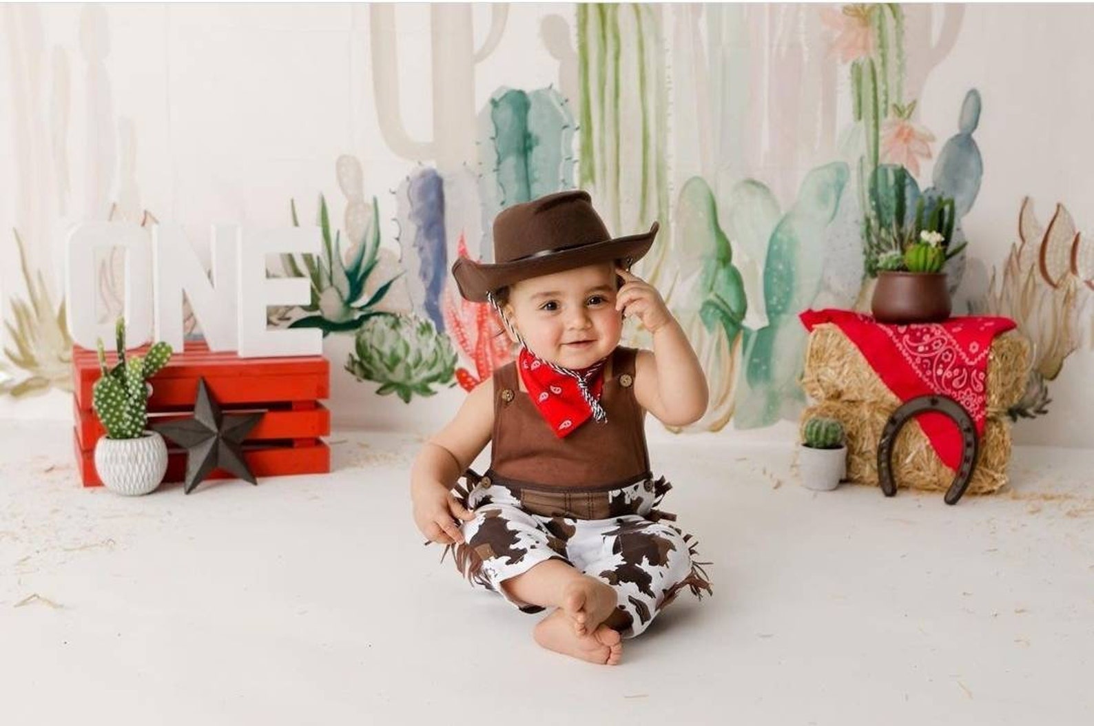 Baby Boy Cow Boy Outfit Halloween Costume First Birthday Etsy