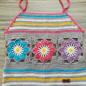 crochet crop top,cotton yarn crop ,colorful crop,vıntage crop,party crop,summer crop top,gift for girls,gift for woman,woman clothing,blouse