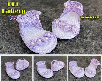 Zapatos de muñeca de 18 pulgadas, patrón de ganchillo, zapatos AG, trajes de muñeca de 18 pulgadas, zapatos de muñeca, sandalias de ganchillo, accesorios para muñecas, sandalias para muñecas