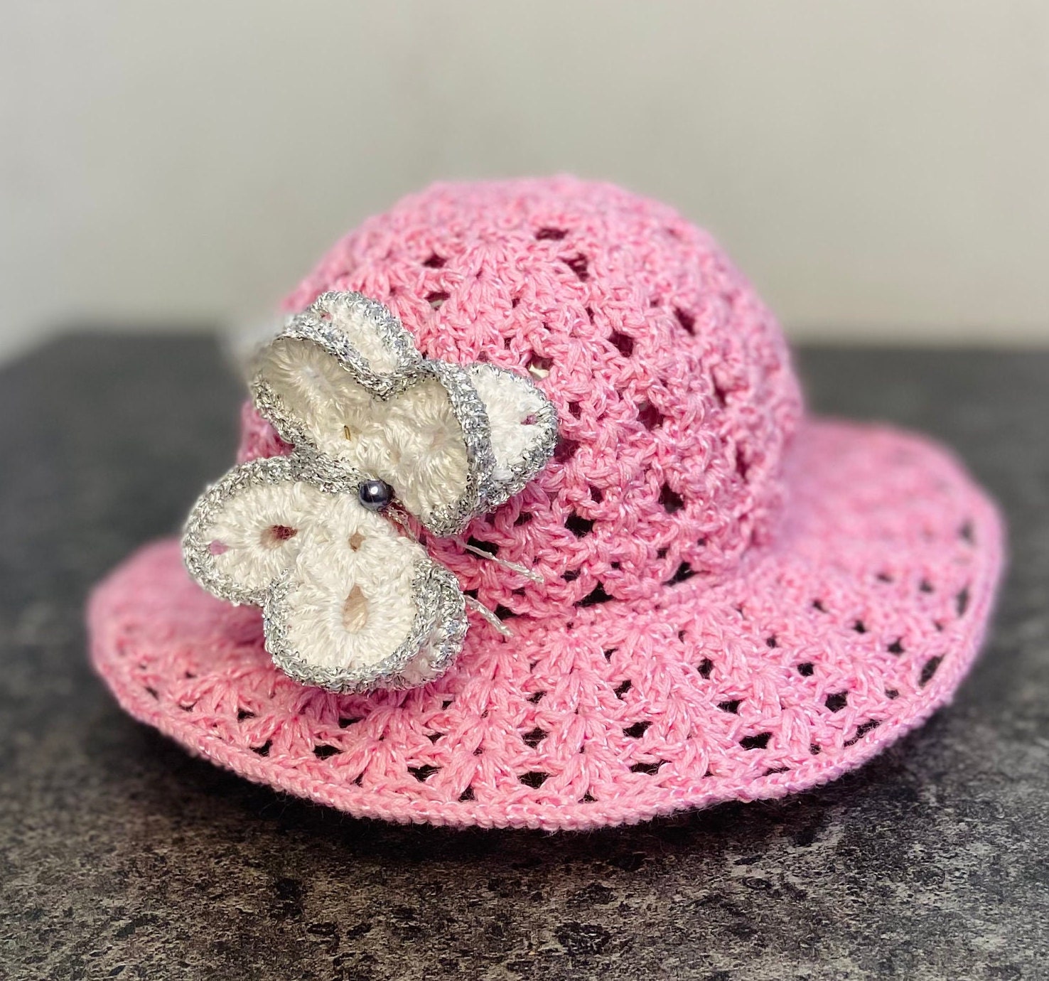 Sun Hat for 18 Inch Doll, AG Hat, Crochet Doll Hat, Doll Hat Tutorial