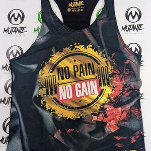 Men's Gym Workout Bodybuilding tank tops by Mutante (10 styles) to choose from. NO PAIN