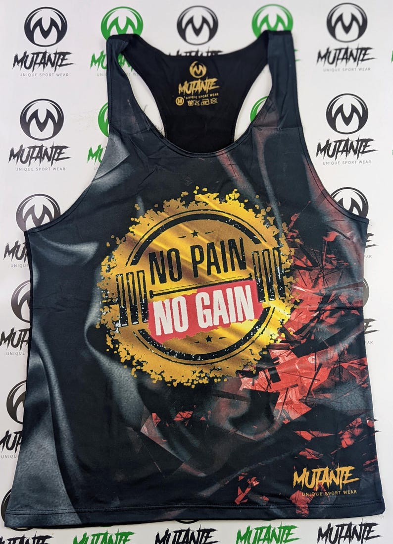 Men's Gym Workout Bodybuilding tank tops by Mutante (10 styles) to choose from. NO PAIN