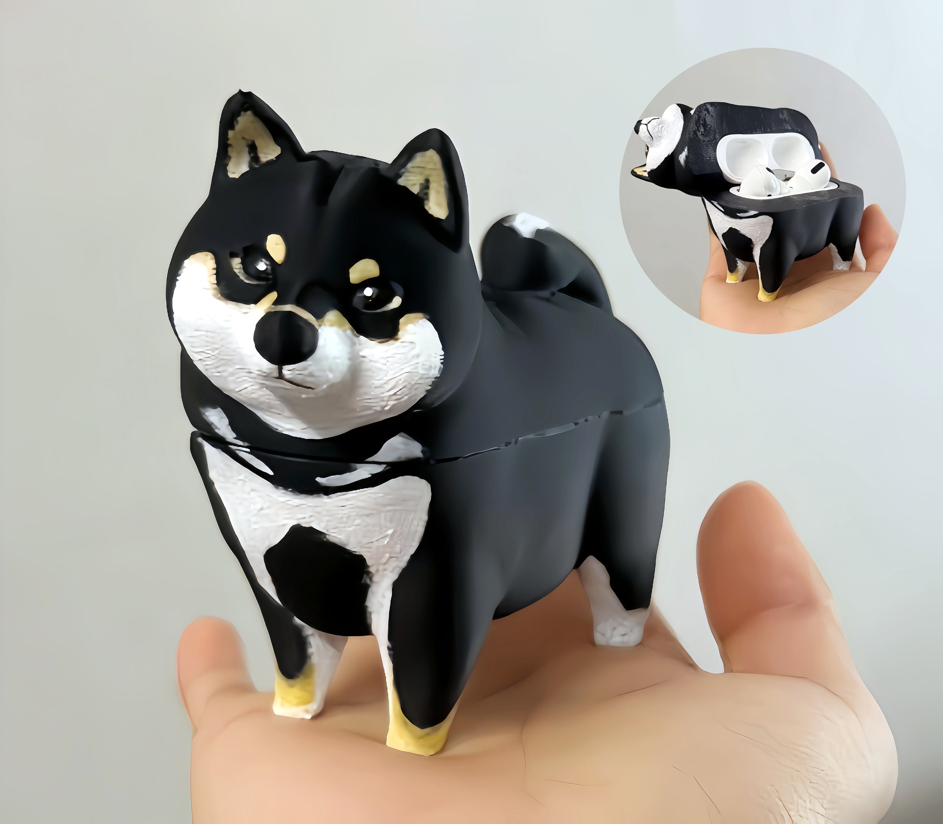 5.5 Desktop Decoration Toys Shiba Inu Model Funny Puppy Car Ornaments