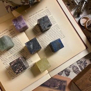 1pc Random Crystal Cube | Polished | Crystal Cubes Set | Crystal Square | Assorted Crystal Carving Cubes | Healing Crystal | Energy Crystal