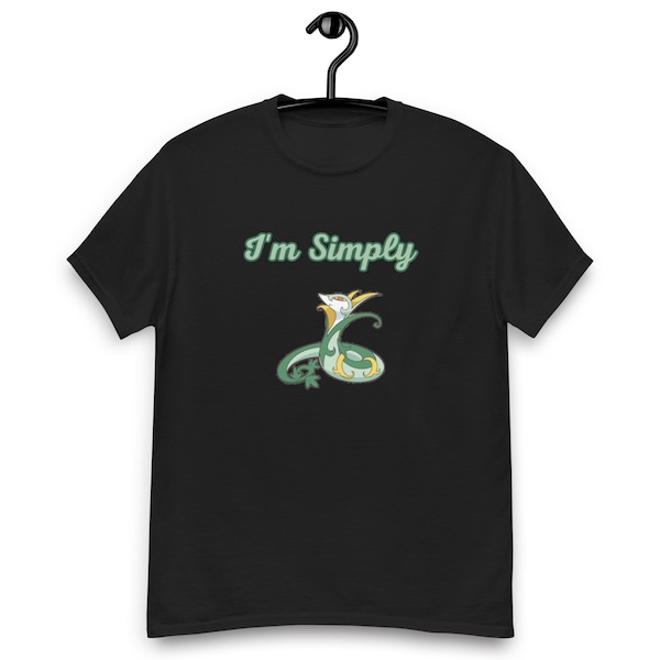 I'm Simply Serperior Pokemon Tee - Funny Play on Words Tshirt, Pokemon Gift Shirt, Pokemon Snivy Evolution Tee, Pokemon Tshirt,