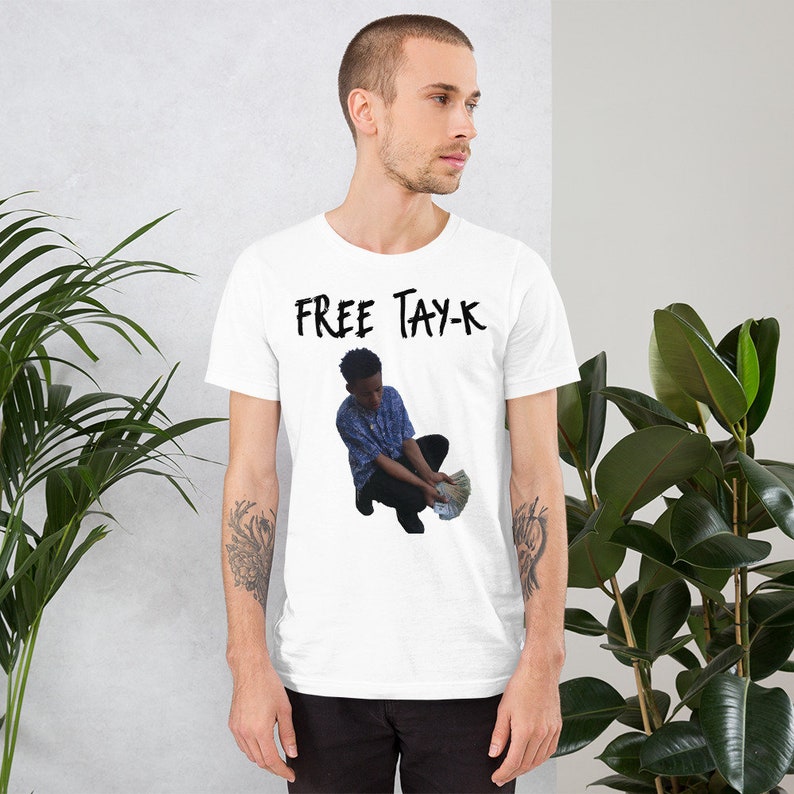 Free Tay-k Tee - Tayk Rap Shirt, TayK47 Rapper Tshirt, Hiphop, Steetwear image 2