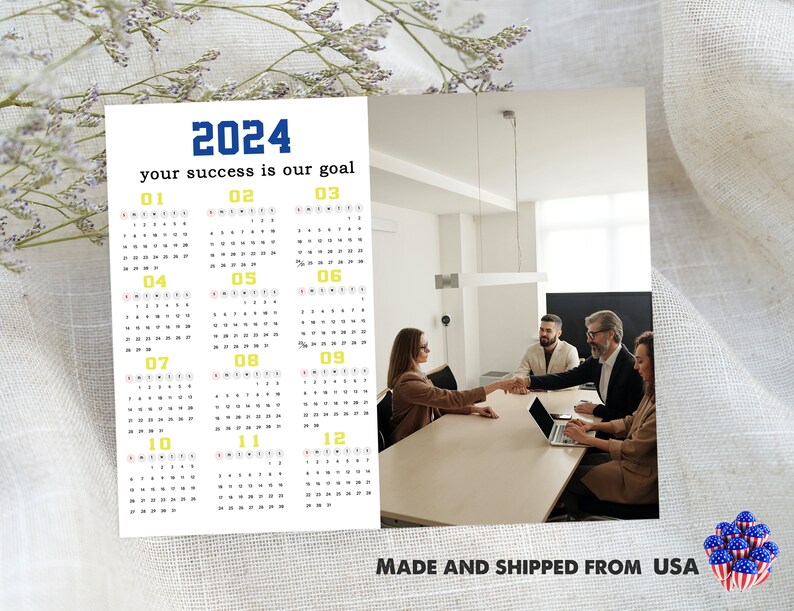 Personalized Photo Calendar, 2024 Calendar Custom Calendar