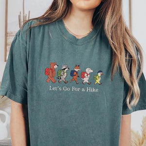 Respect Local Wildlife Embroidered Tshirt, Protect National Parks, Camping Outdoors Granola Girl Shirt, Environmental Tshirt, Comfort Colors