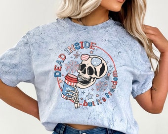 4th of July Tie Dye shirt, Freedom Shirt, Funny 4th of July, Womens Fourth of July shirt, America Patriotic Shirt, Independence Day