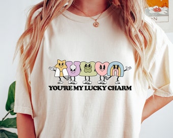 Retro St. Patrick's Day Shirt | Lucky Charm Tee, Comfort Colors