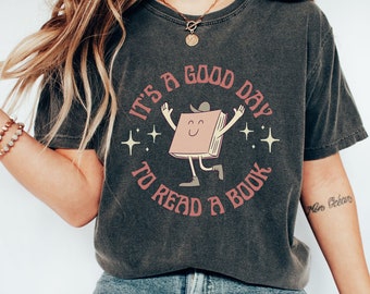Teacher Shirt | It's a Good Day to Read a Book | Read More Books | Retro Teacher Shirt | Teacher Teams Shirt | Librarian Shirt | Vintage