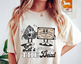 Retro Ouija Board Halloween Tee, Spooky Season Shirt