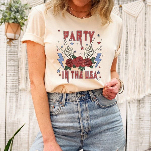 Vintage 4th of July Graphic Tee | Party in the USA, Independence Day