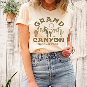 Grand Canyon National Park Graphic Tee Shirt | National Park TShirt | Hiking Outdoor Camping Nature | Oversized T-Shirt | Vintage