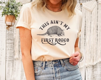 T-shirt graphique tatou | Cowgirl rétro, chemise country