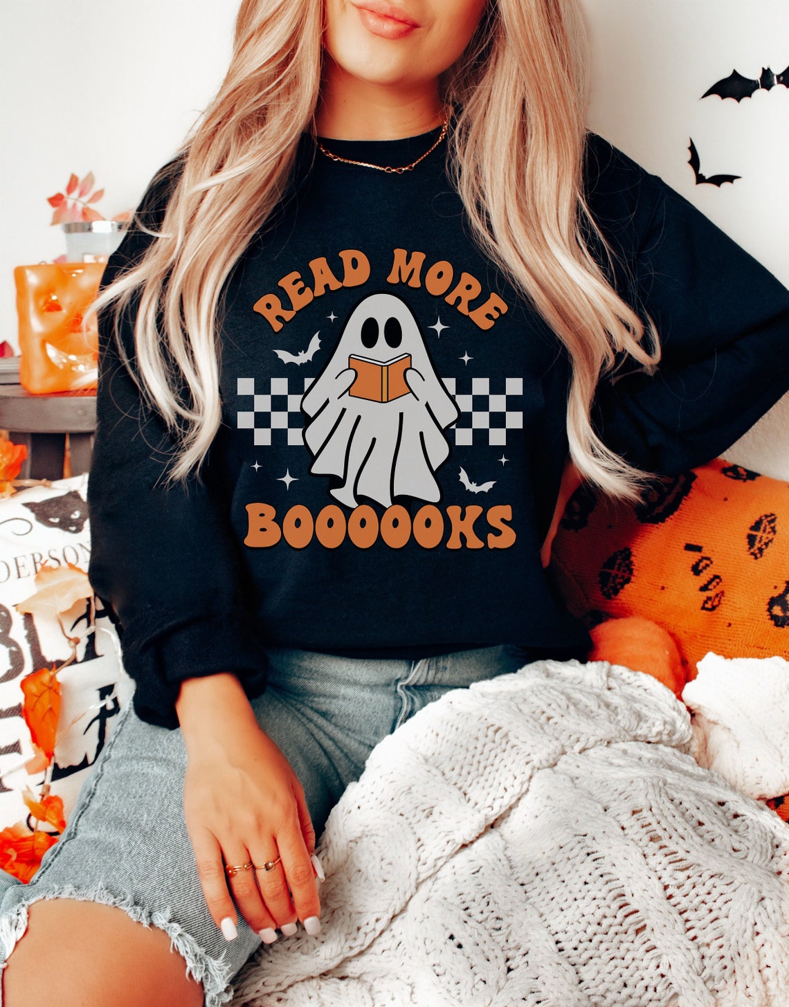 Teacher Halloween Sweatshirt Halloween Teacher Shirt Read - Etsy