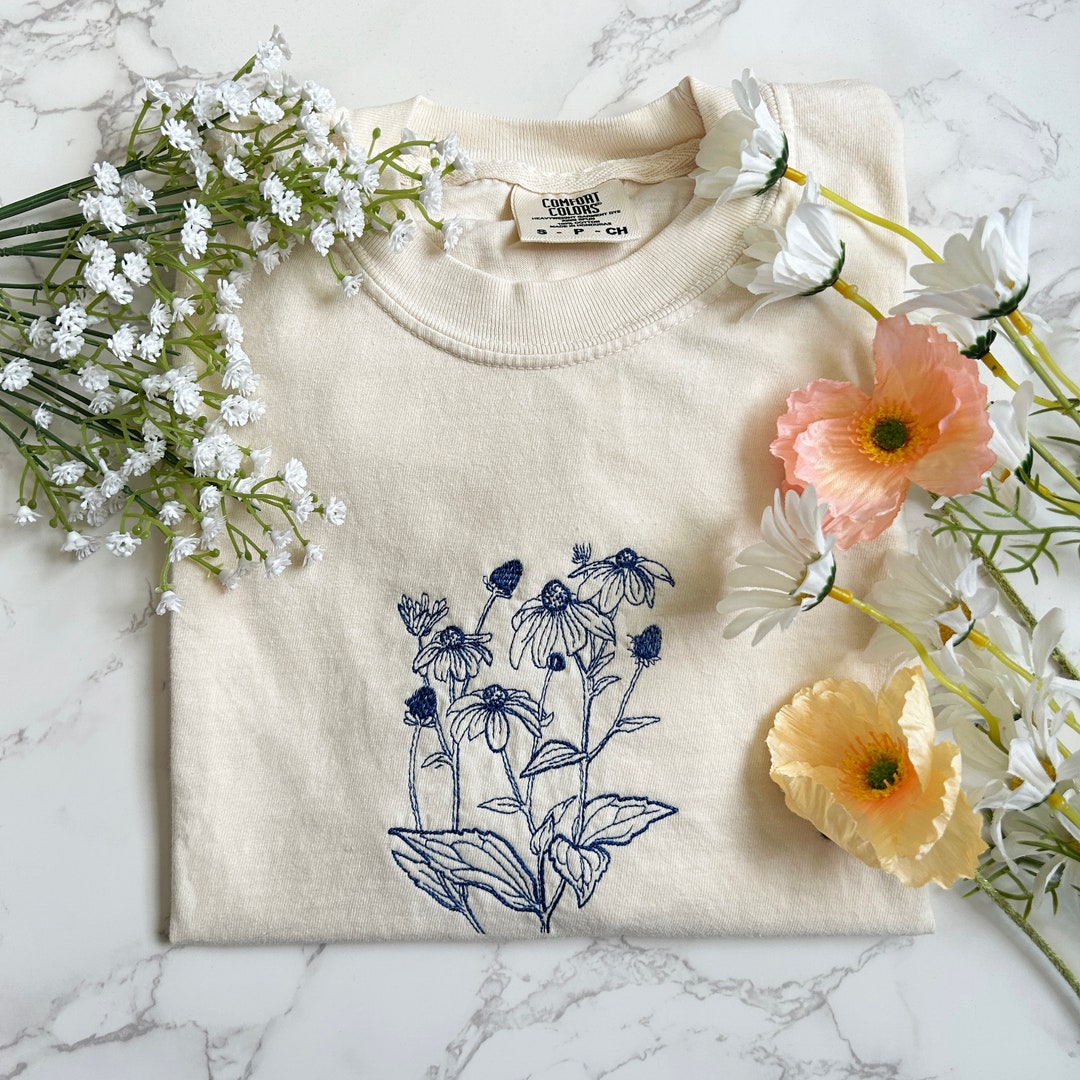 Naturecore Embroidered Patchwork Shirt