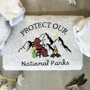 Protect National Parks Sweatshirt, Respect the Locals, Granola Girl Shirt Respect the Local Wildlife T Hiking Tshirt Camping Clothes