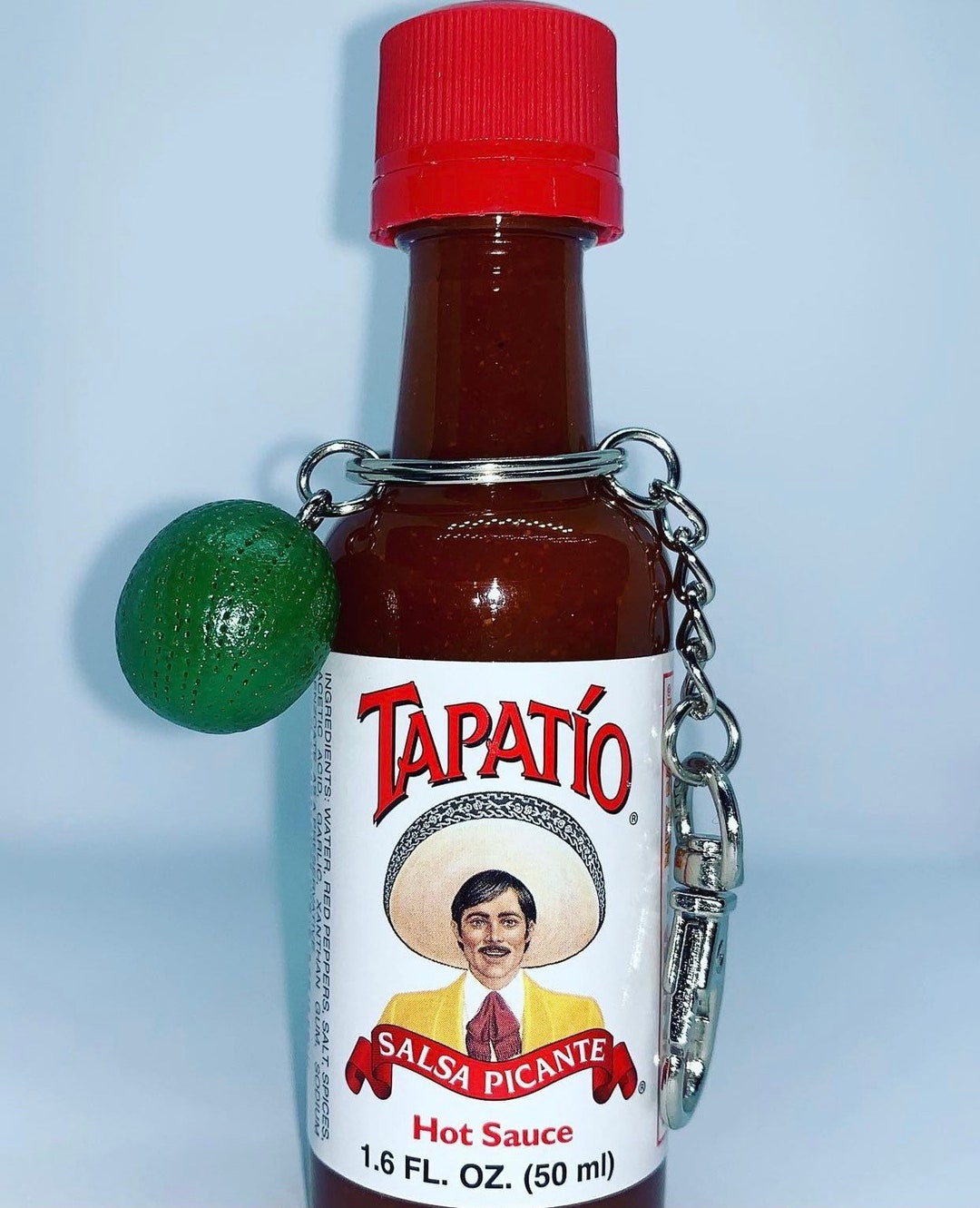 Mini Tapatio Bottle Keychain Etsy