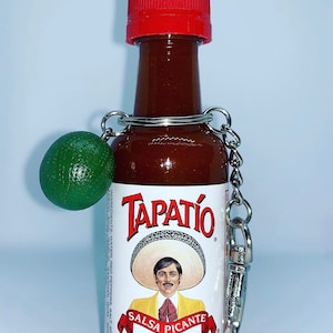 Mini Tapatio bottle keychain