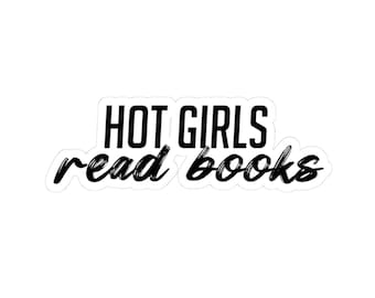 Hot Girls Read Books Sticker | Booktok Reader Sticker