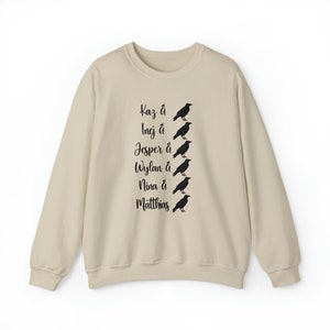 Six of Crows Crew, Unisex Crewneck Sweatshirt, Grishaverse Sweatshirt, Grishaverse, Six of Crows, Shadow and Bone