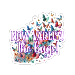 Jetzt Varley! The Bugs, Bridgerton Schmetterling Aufkleber, Regency TV-Serie, Laptop Aufkleber, Featherington, Reader, Reading, Booktok, Lesergeschenke