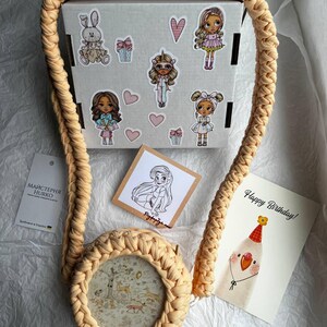 bolso para niña bolso de hombro bolso bolso un regalo para el cumpleaños de una sobrina bolso de ganchillo lindo bolso mi primera billetera