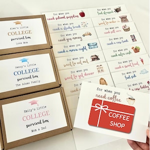 College Geschenk Karte Buch Box Survival Kit College Care Paket HighSchool Abschluss Geschenk Idee Custom Grad Geschenk Geldhalter Personalisiert