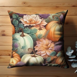 HERBSTKISSEN BEZUG, Herbst Kürbis Kissenbezug, Herbst Wohnkultur, Herbst Wohnkultur, Vintage Herbst Ästhetik, Halloween Kissen, Thanksgiving