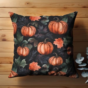 HERBSTKISSEN BEZUG, Herbst Kürbis Kissenbezug, Herbst Wohnkultur, Herbst Wohnkultur, Vintage Herbst Ästhetik, Halloween Kissen, Thanksgiving