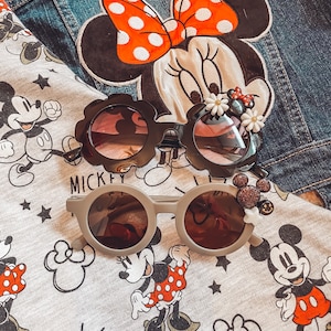 TeagyBeanCo Minnie & Mickey Mouse Sunnies | Disney | Customized | Personalized