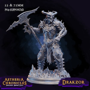 Grakzor | Tabletop RPG | Miniatures | Gaming | 32mm or 72mm | Mystic Makers